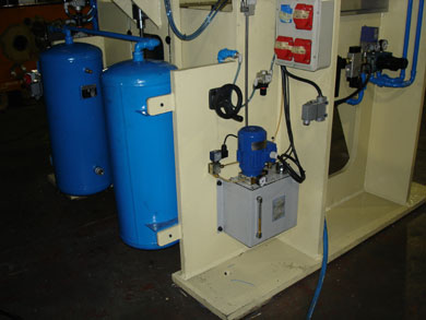 Flenco centralised lubricator type 6027002 assambled in a mechanical press