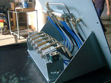 Flenco grease pulverisation nozzles to lubricate gear in a cement plant