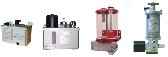 Pneumatic pumps for centralised lubrication systems